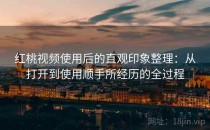 红桃视频使用后的直观印象整理：从打开到使用顺手所经历的全过程
