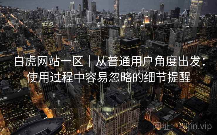 白虎网站一区|从普通用户角度出发:使用过程中容易忽略的细节提醒 第1张 白虎网站一区|从普通用户角度出发:使用过程中容易忽略的细节提醒 第1张