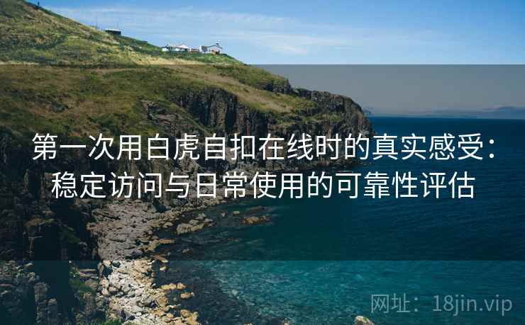 第一次用白虎自扣在线时的真实感受:稳定访问与日常使用的可靠性评估 第2张 第一次用白虎自扣在线时的真实感受:稳定访问与日常使用的可靠性评估 第2张