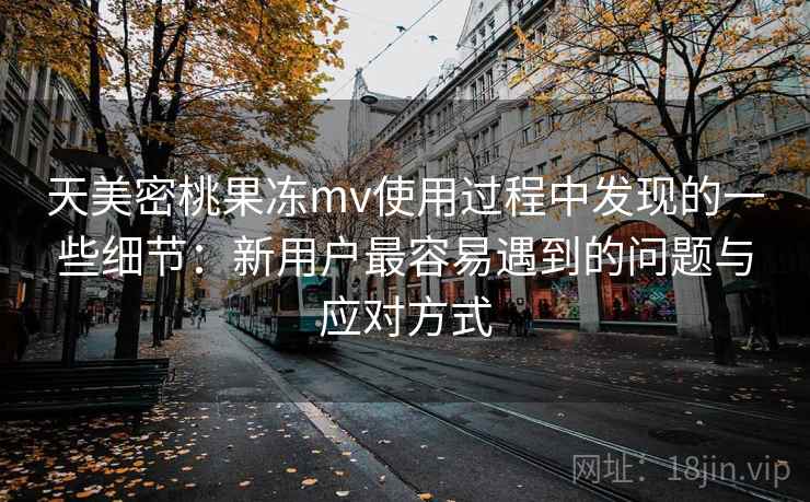 天美密桃果冻mv使用过程中发现的一些细节:新用户最容易遇到的问题与应对方式 第1张 天美密桃果冻mv使用过程中发现的一些细节:新用户最容易遇到的问题与应对方式 第1张