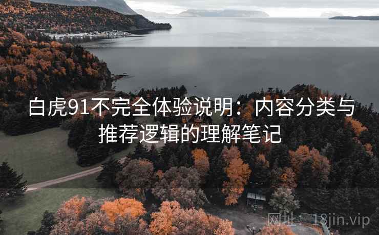 白虎91不完全体验说明：内容分类与推荐逻辑的理解笔记  第1张